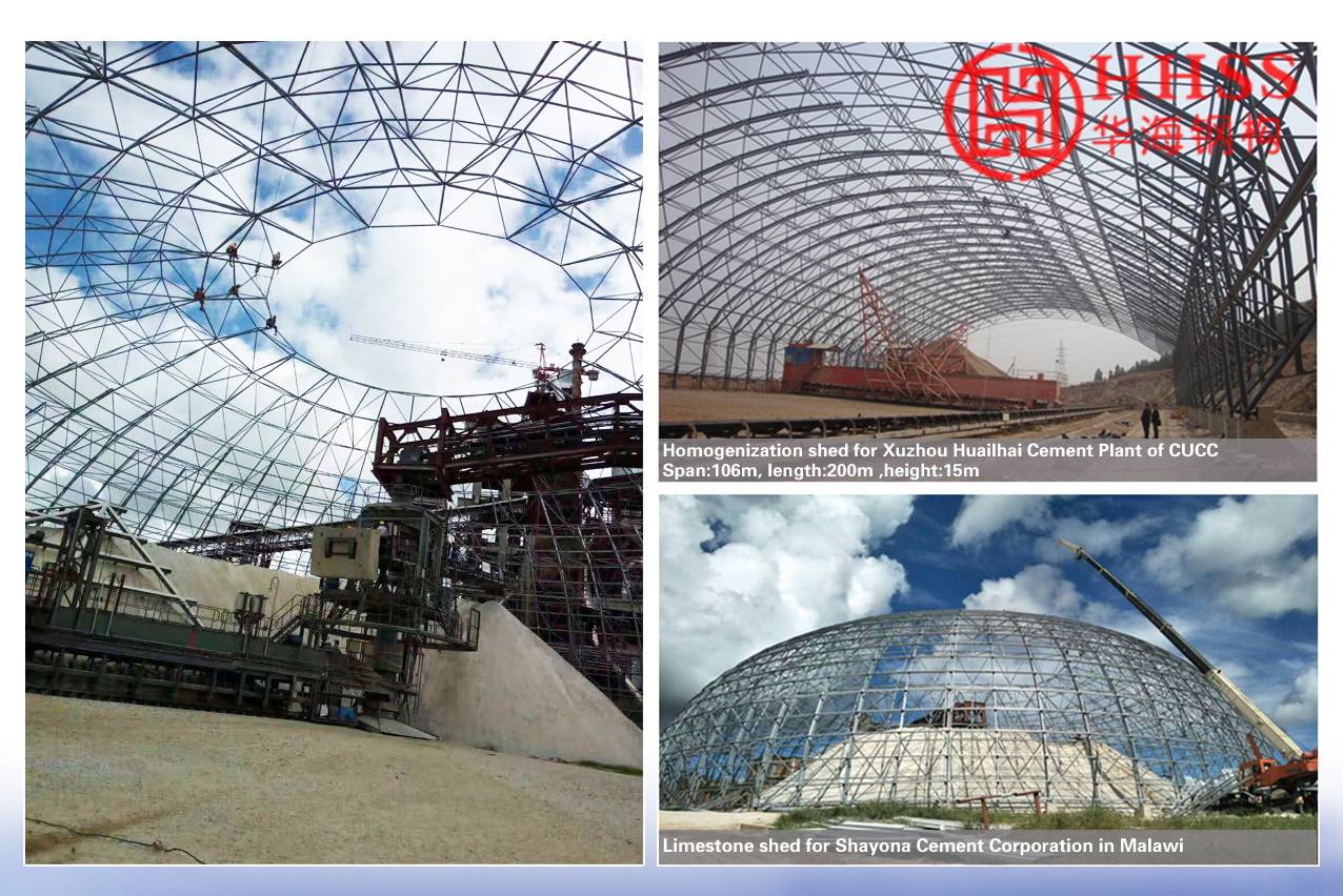Steel grid structure classification and installation method